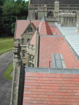 Country Brown rooftiles at Downside Abbey